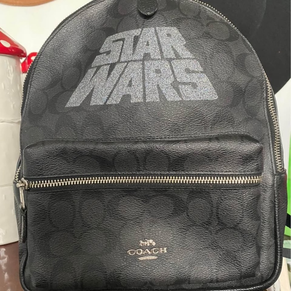 Coach Star Wars Black Backpack